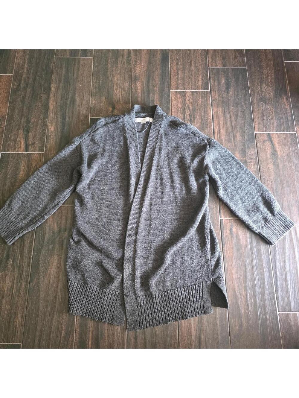 LOFT Women's Grey Cardigan